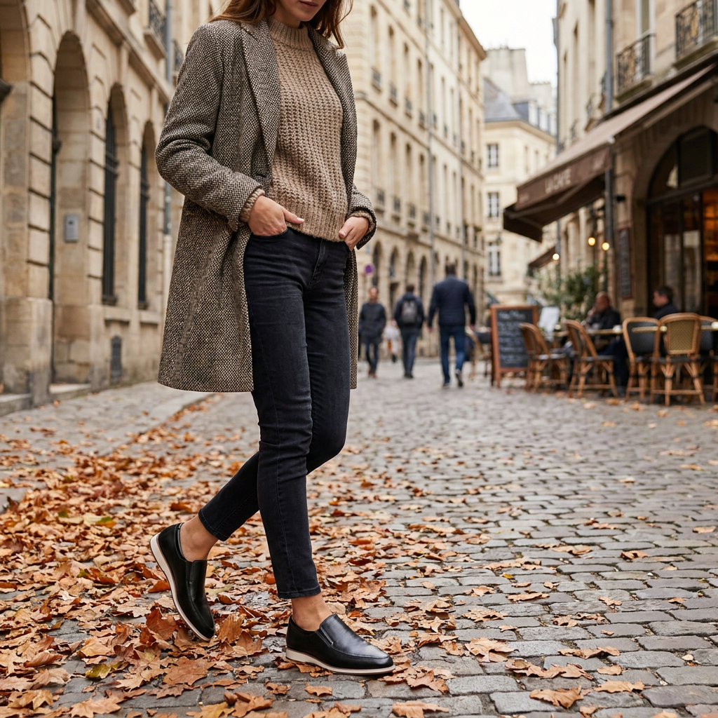 Mocassins Orthopdiques Femme  Semelle Ergonomique  Confort Anatomique  porte en automne
