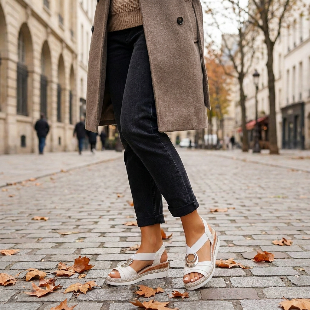 Sandales Compenses Orthopdiques Femme  Confort  Style Estival  Semelle porte en automne