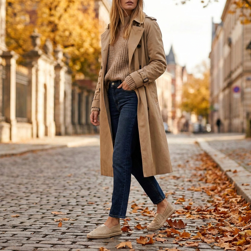 Espadrilles Unisex en Lin  Confort Lger  Style Mditerranen  Espadrille porte en automne