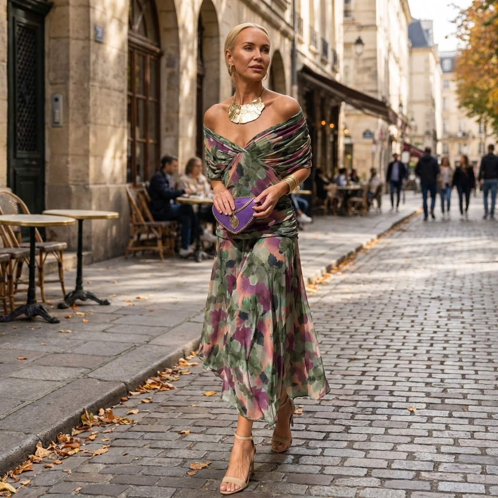 Robe Maxi Femme Grande Taille  Coupe Fluide  Coloris Vibrants jusquau  porte en automne