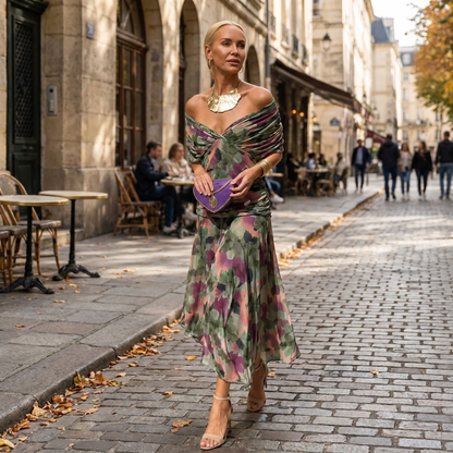 Robe Maxi Femme Grande Taille  Coupe Fluide  Coloris Vibrants jusquau  porte en automne