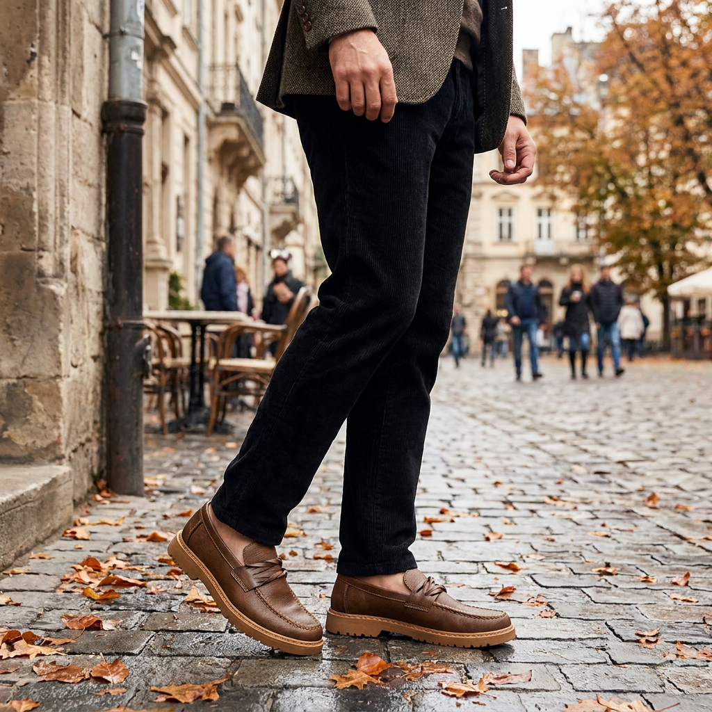 Mocassins Homme  Nud  lgants  Confortables porte en automne