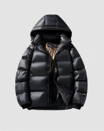 Doudoune Homme Épaisse Capuche – Chaude, Confortable & Hivernale