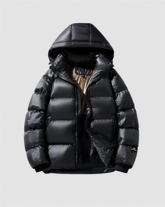 Doudoune Homme Épaisse Capuche – Chaude, Confortable & Hivernale
