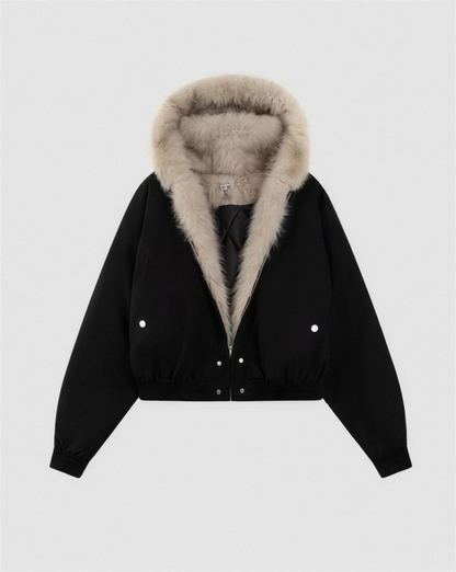 Veste à Capuche Classique avec Doublure Douce