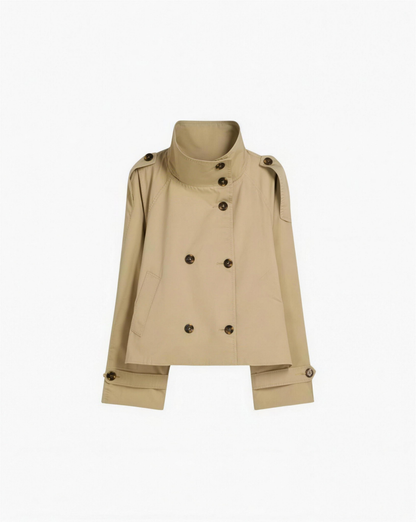 Blazer Femme Trench-Fit – Tenue Bureau Chic