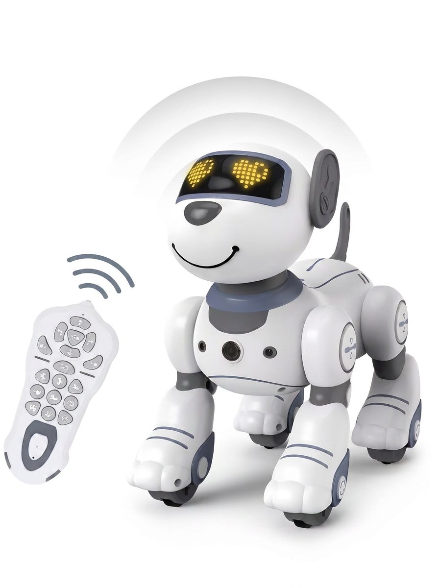 Chiot robot RC, jouet chien dansant et interactif