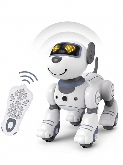 Chiot robot RC, jouet chien dansant et interactif