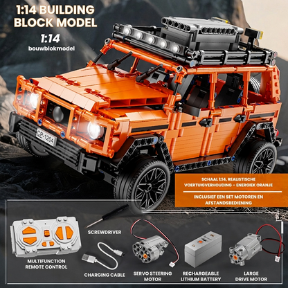 SUV tout-terrain orange, Pack RC avec télécommande