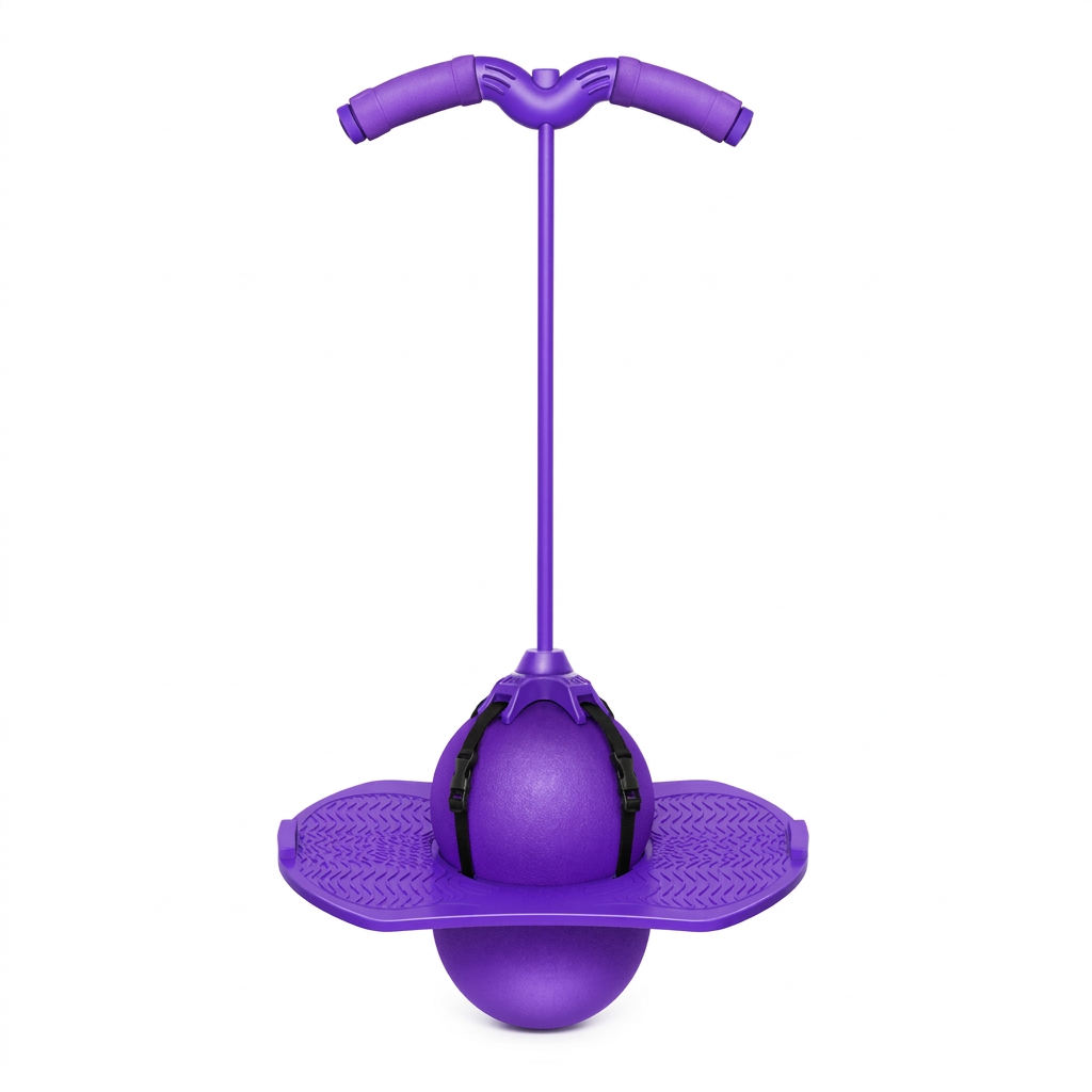 Ballon sauteur d'équilibre JumpJoy violet pour enfants