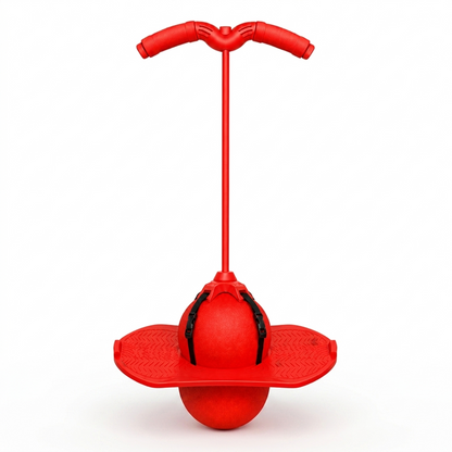 Ballon sauteur d'équilibre JumpJoy rouge pour enfants
