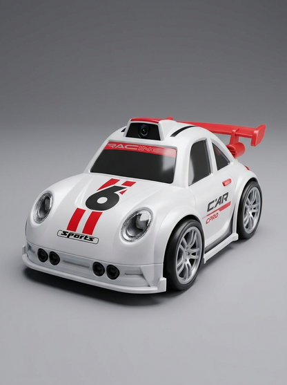 Voiture de drift RC, vue arrière en angle