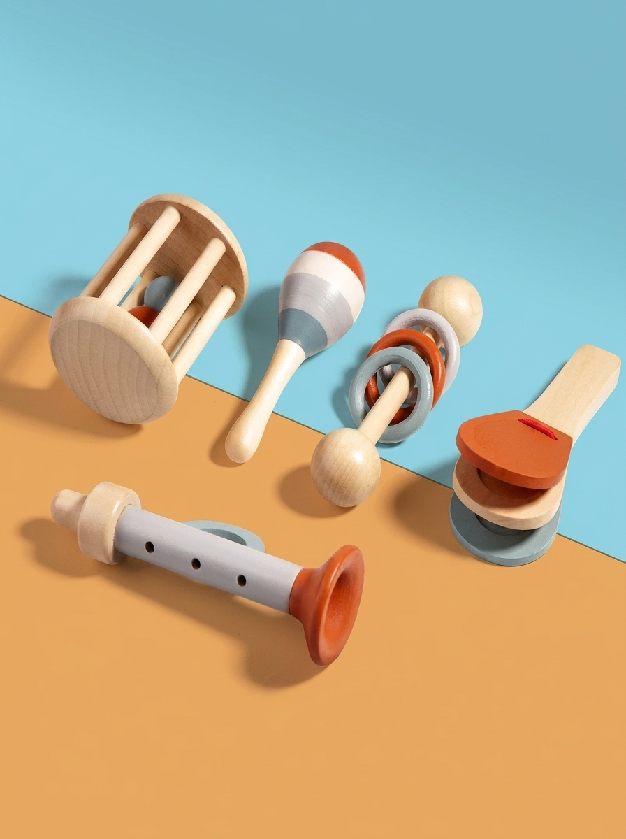 Instruments de percussion en bois supplémentaires de l'ensemble