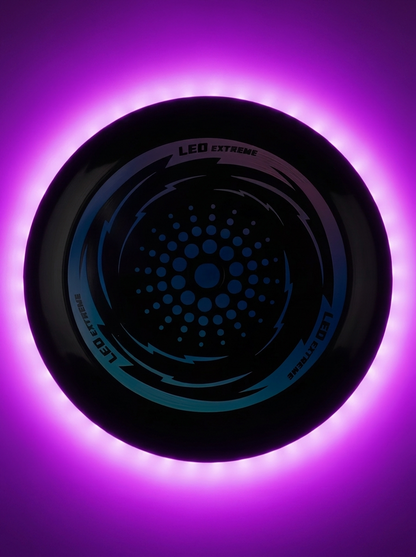 Frisbee LED Nightfly violet, brillant dans le noir