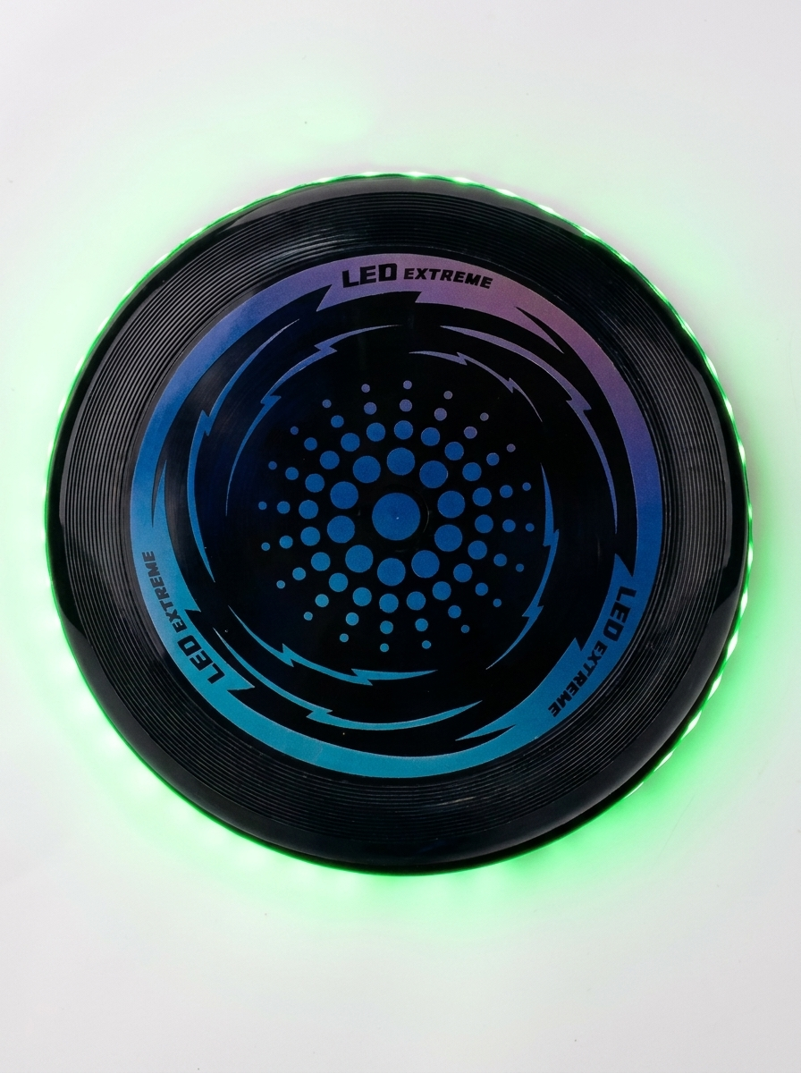 Frisbee LED Nightfly vert, brillant dans le noir