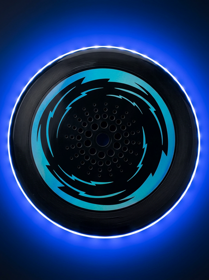 Frisbee LED Nightfly bleu, brillant dans le noir