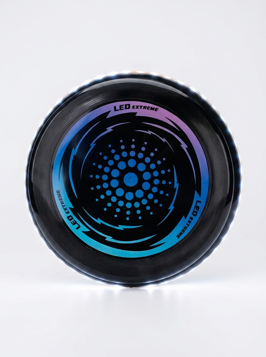 Frisbee LED Nightfly blanc, brillant dans le noir