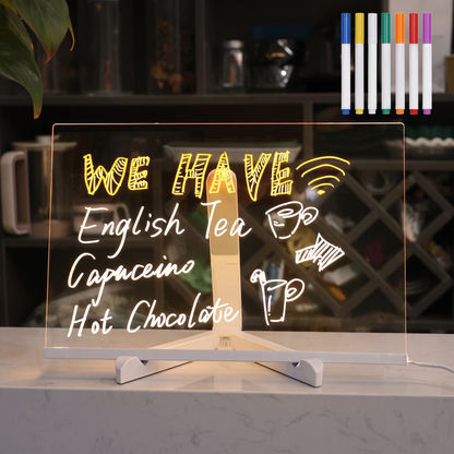 Tableau à dessin lumineux MagicSketch branché à l'aide du câble USB
