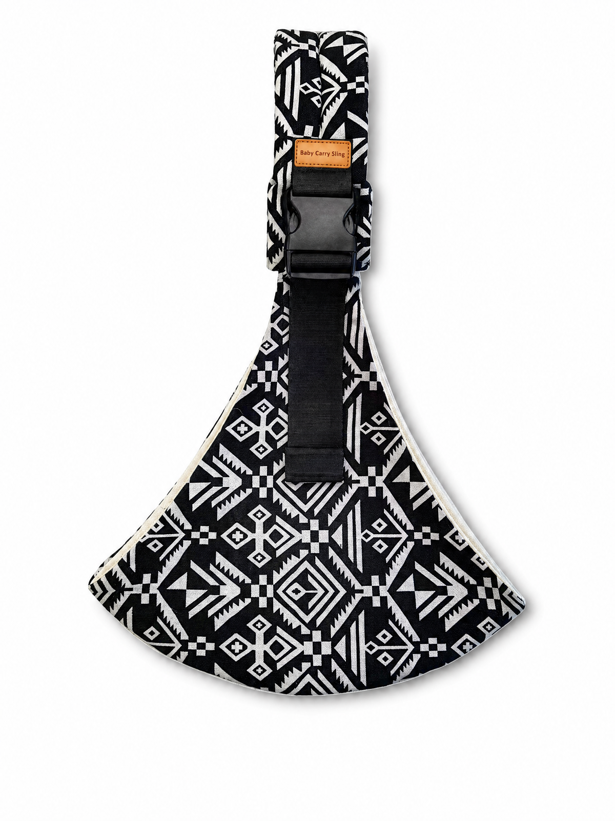 Écharpe de portage - coloris Noir Tribal