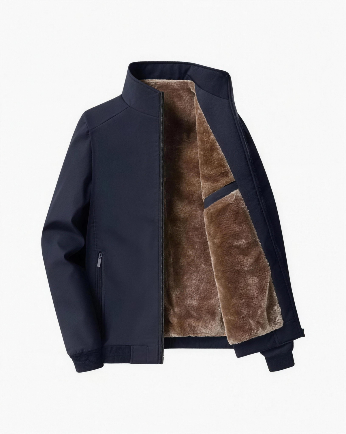 Doublure polaire intérieure de la veste en velours côtelé homme
