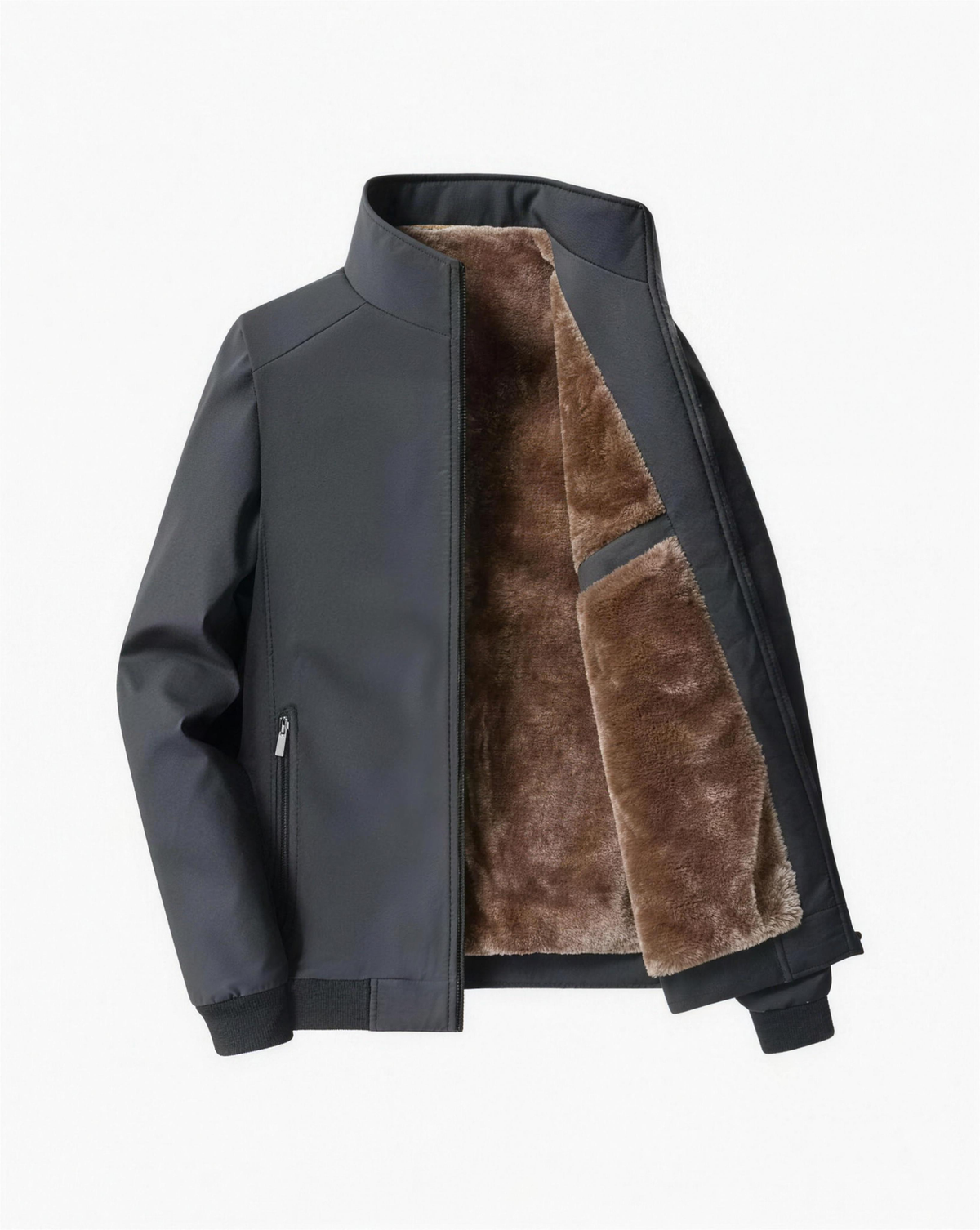 Veste en velours côtelé homme, vue de profil