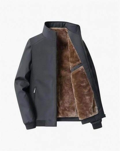 Veste en velours côtelé homme, vue de profil
