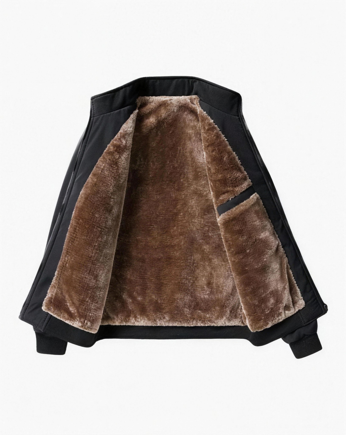 Fermeture par boutons-pression de la veste homme en velours côtelé