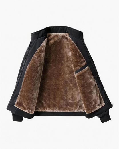 Fermeture par boutons-pression de la veste homme en velours côtelé