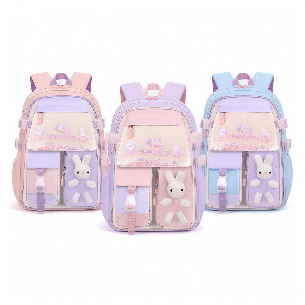 Sac à dos scolaire enfant multi-compartiments, vue principale