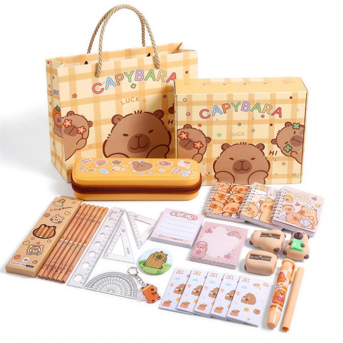 Coffret fournitures scolaires complet, vue principale