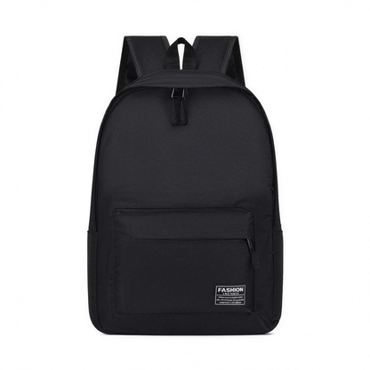 Sac à dos pour ordinateur portable noir, vue de face