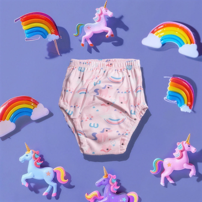 Culotte d'apprentissage, imprimé Licornes