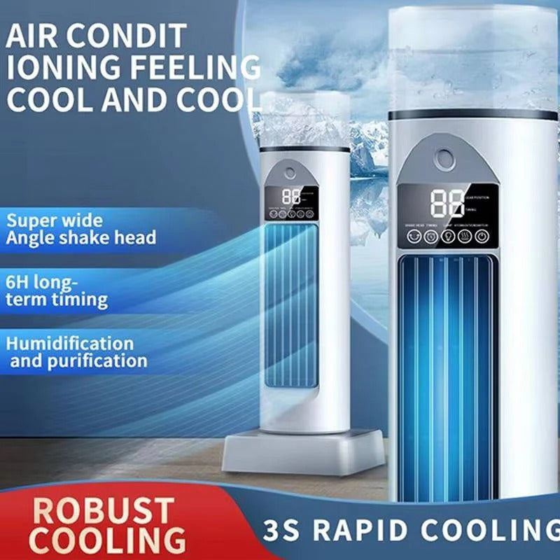 Ventilateur Tour sans Pales avec Brumisation