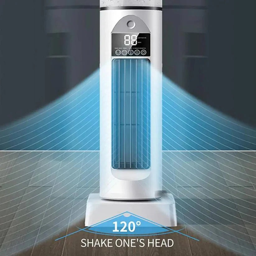 Ventilateur Tour sans Pales avec Brumisation