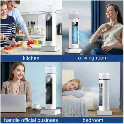Ventilateur Tour sans Pales avec Brumisation
