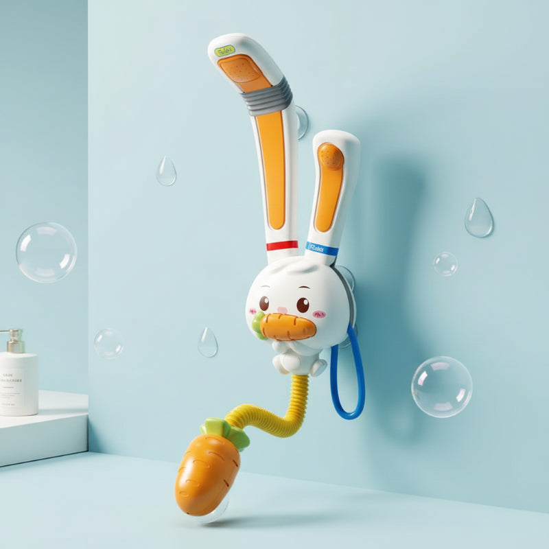Lapin douchette de bain à ventouse murale