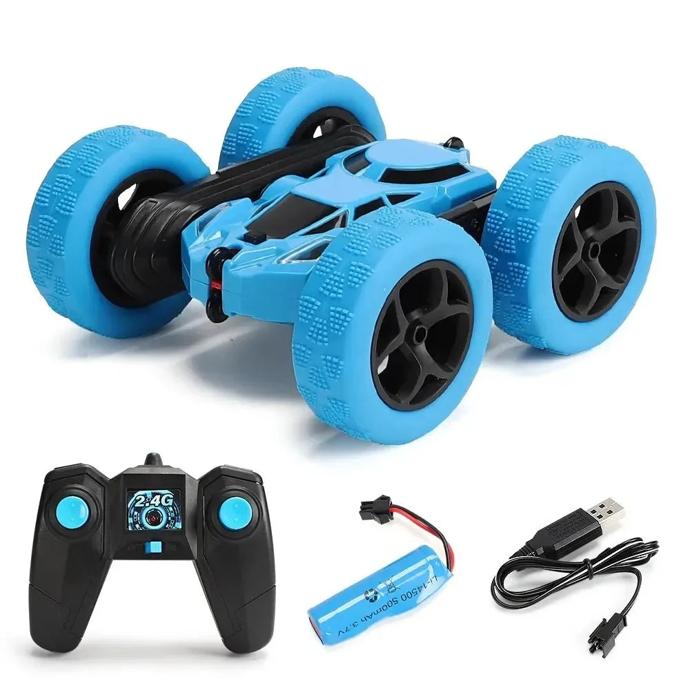 Voiture RC acrobatique en action