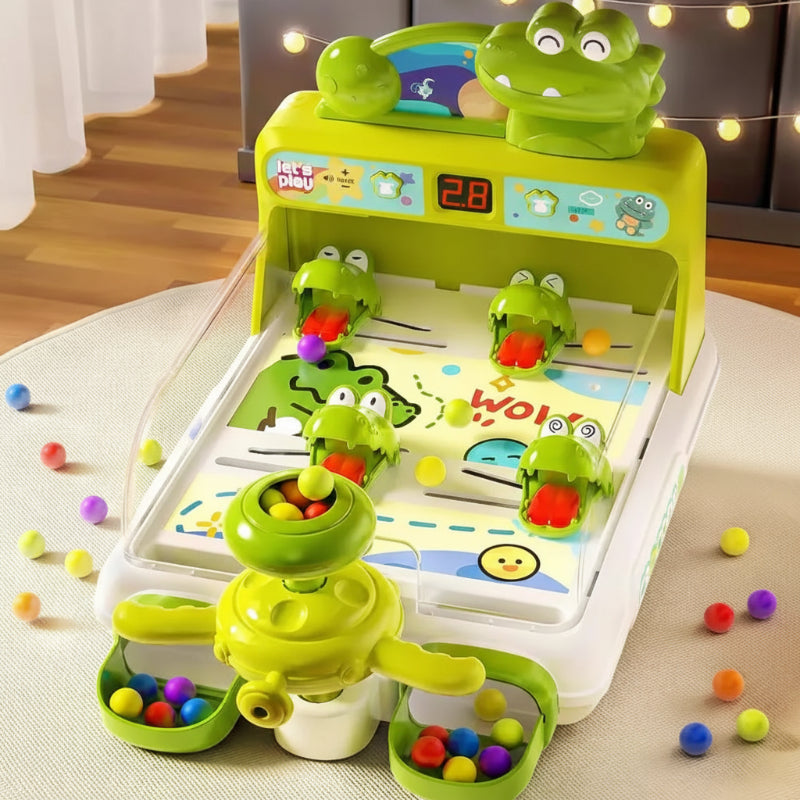 Flipper crocodile d'arcade en action
