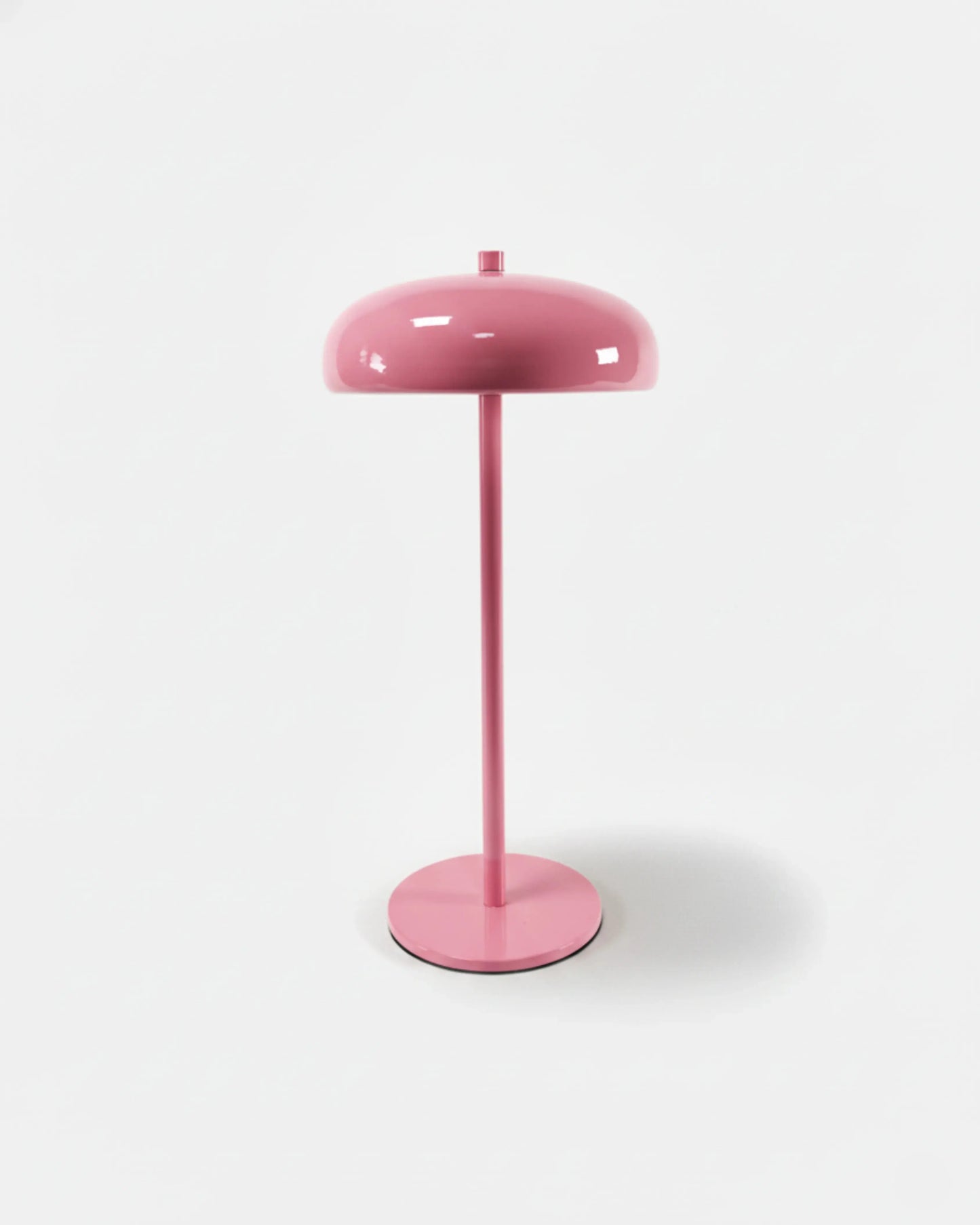 Lampe de table sans fil NARI coloris rose, finition dôme tactile