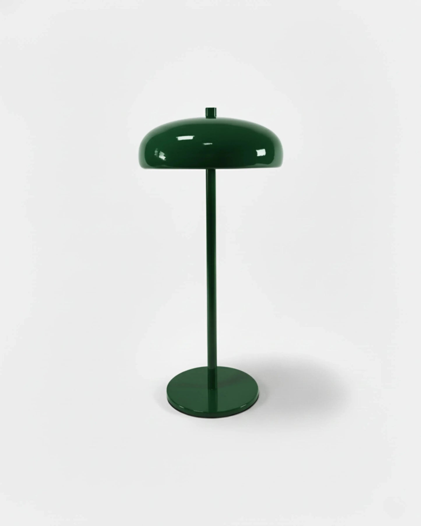 Lampe de table sans fil NARI coloris vert, finition dôme tactile