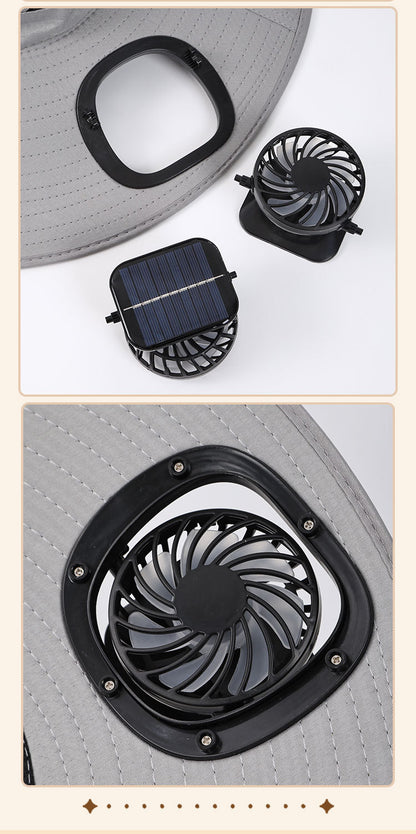 Casquette Ventilée à Énergie Solaire