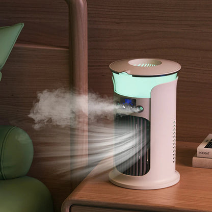Mini Rafraîchisseur d'Air Portable USB – Réservoir 880 ml, 3 Vitesses & Sans Fil