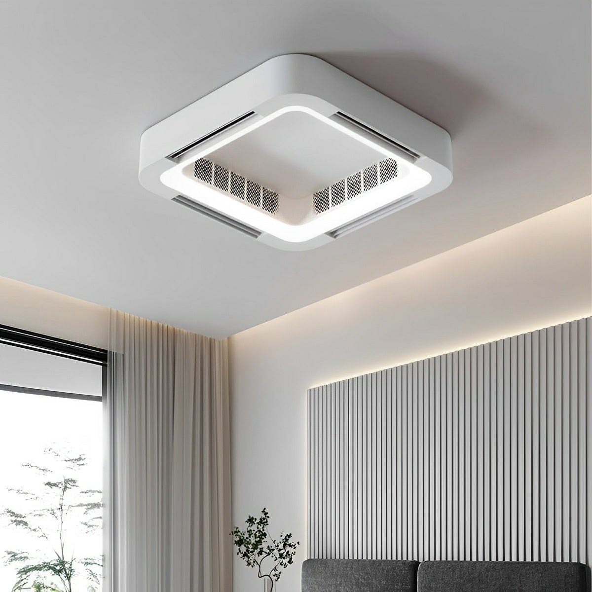 Plafonnier LED Design Sans Pales