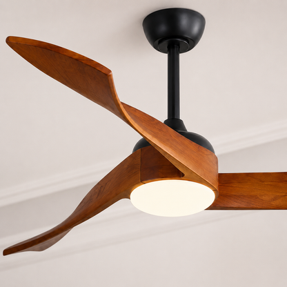 Ventilateur de Plafond LED 132 cm – Silencieux, Réversible & Télécommande