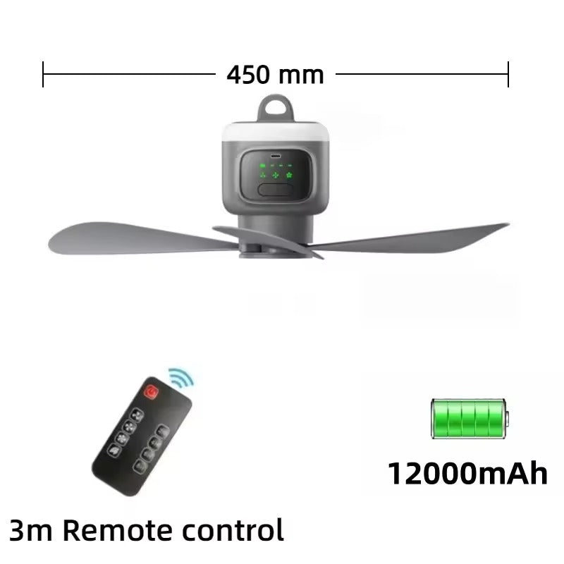 Ventilateur de Plafond Sans Fil silencieux