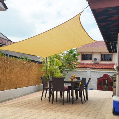 Voile d'Ombrage Beige Rectangle