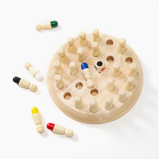 Boîte et emballage du jeu de mémoire en bois pour tout-petits
