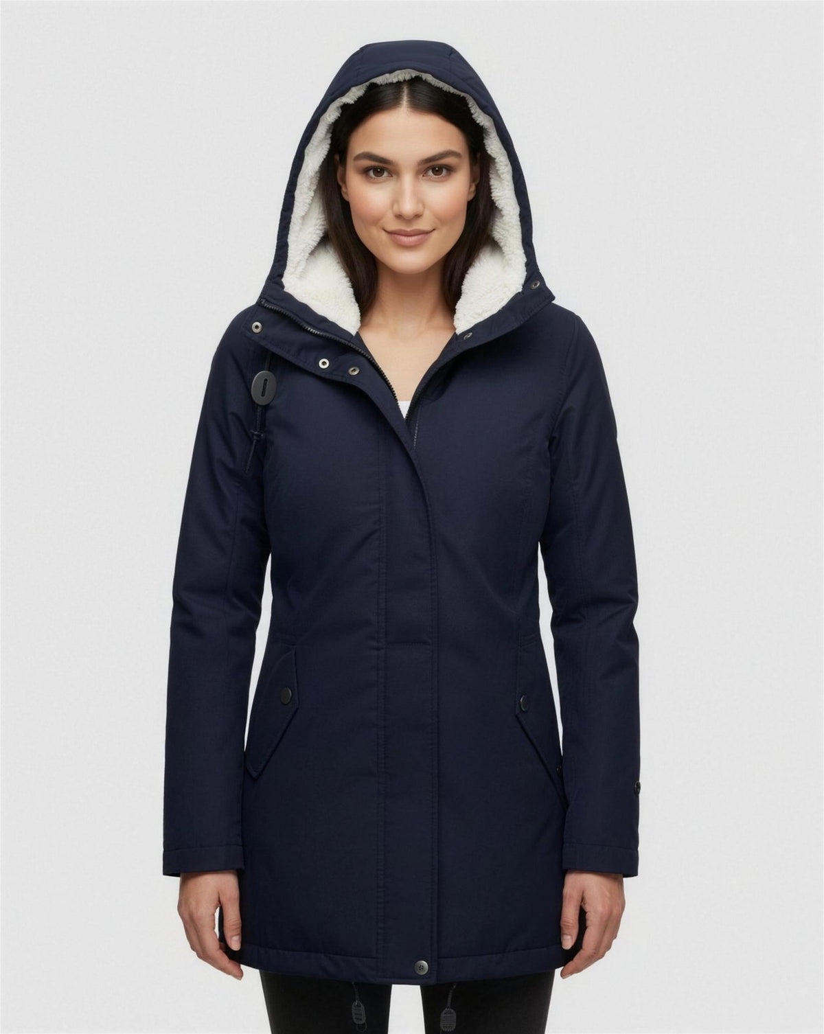 Manteau hiver femme bleu