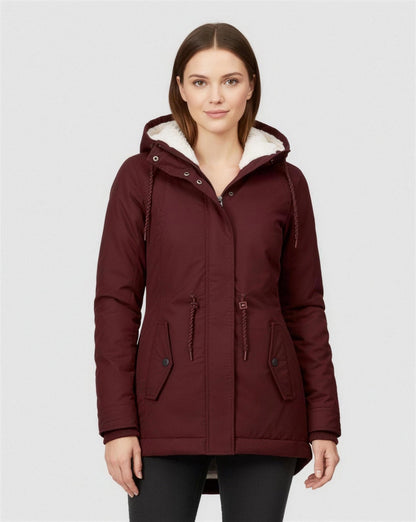 Manteau hiver femme rouge