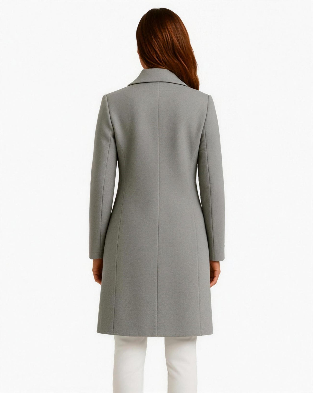 Manteau long élégant femme - marron